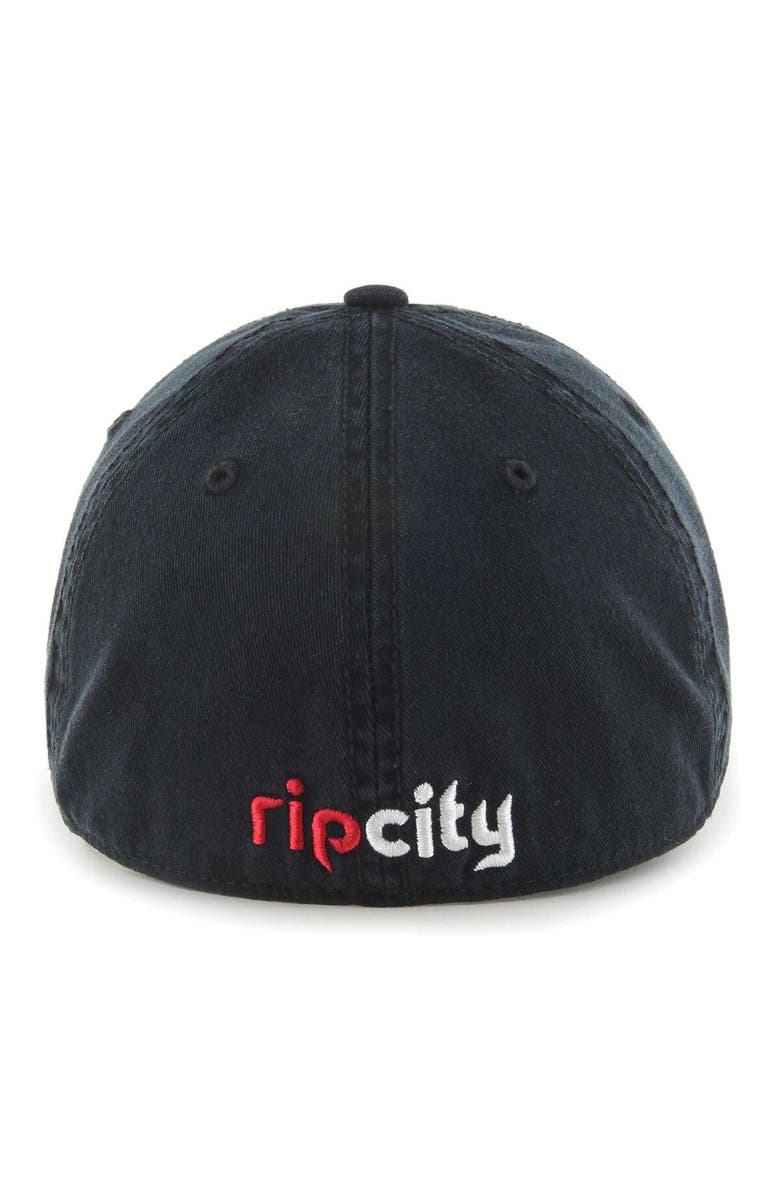 '47 Men's '47 Black Portland Trail Blazers  Classic Franchise Fitted Hat, Alternate, color, Black