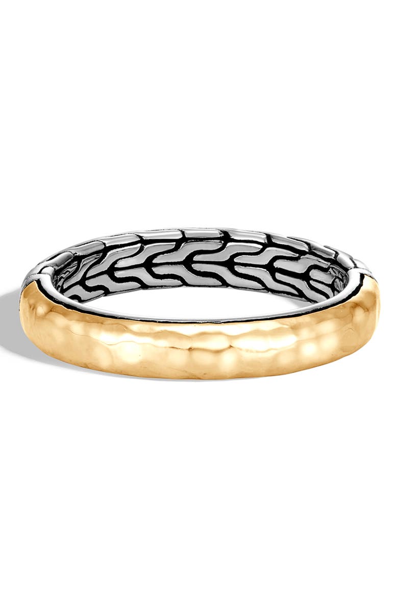 John Hardy Classic Chain Hammered Detail Ring, Alternate, color,