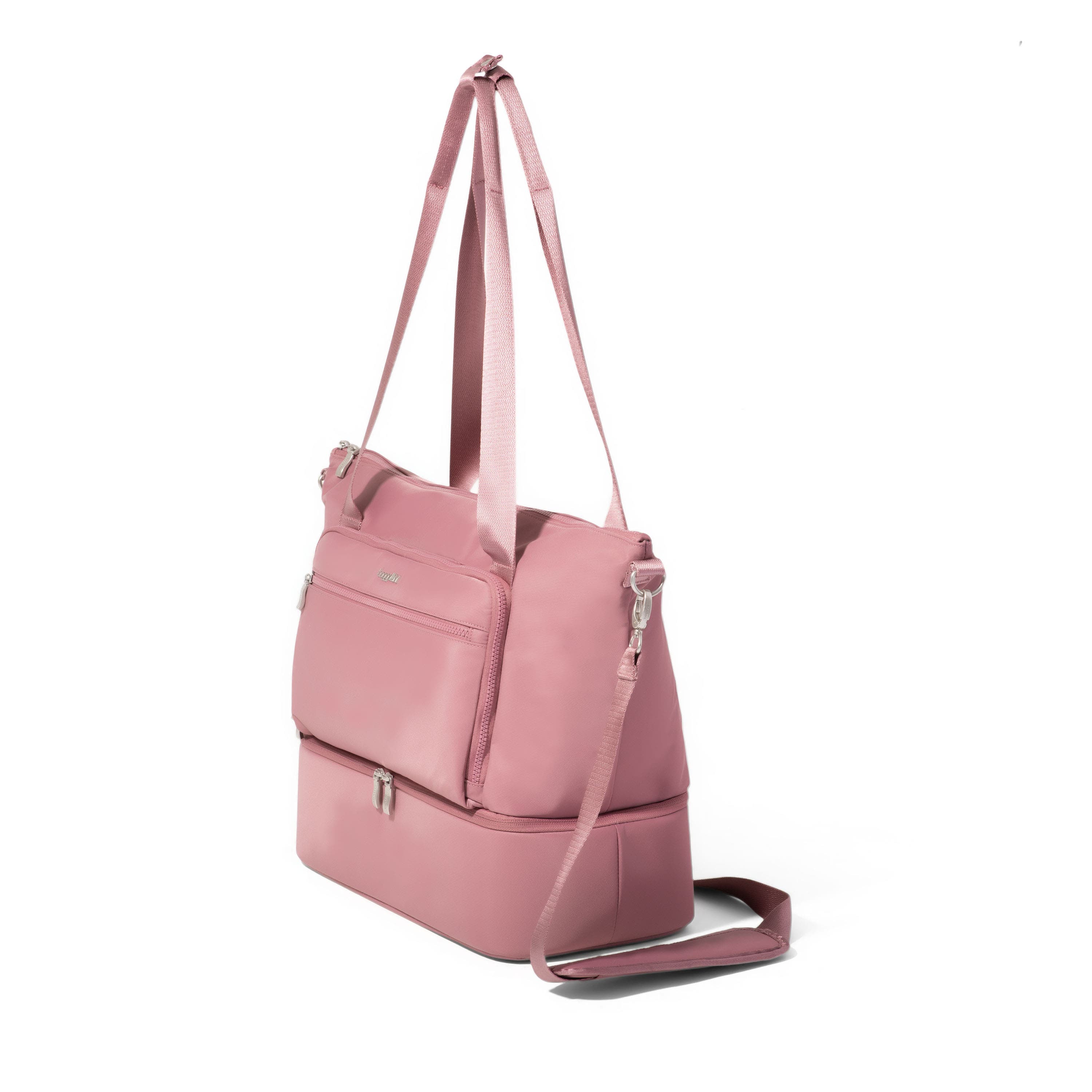 Park Ave Overnight Tote, Alternate, color, MAUVE TWILL