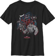 Spider-Man: Brand New Day Boy's Spider-Man Brand New Day Villains in Spidey Web Graphic T-Shirt