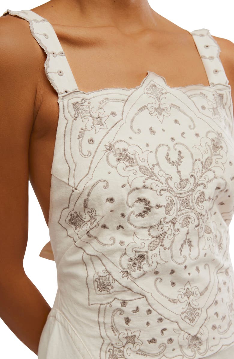 Free People Bali Vienna Sleeveless Maxi Dress, Alternate, color, Clean Ivory