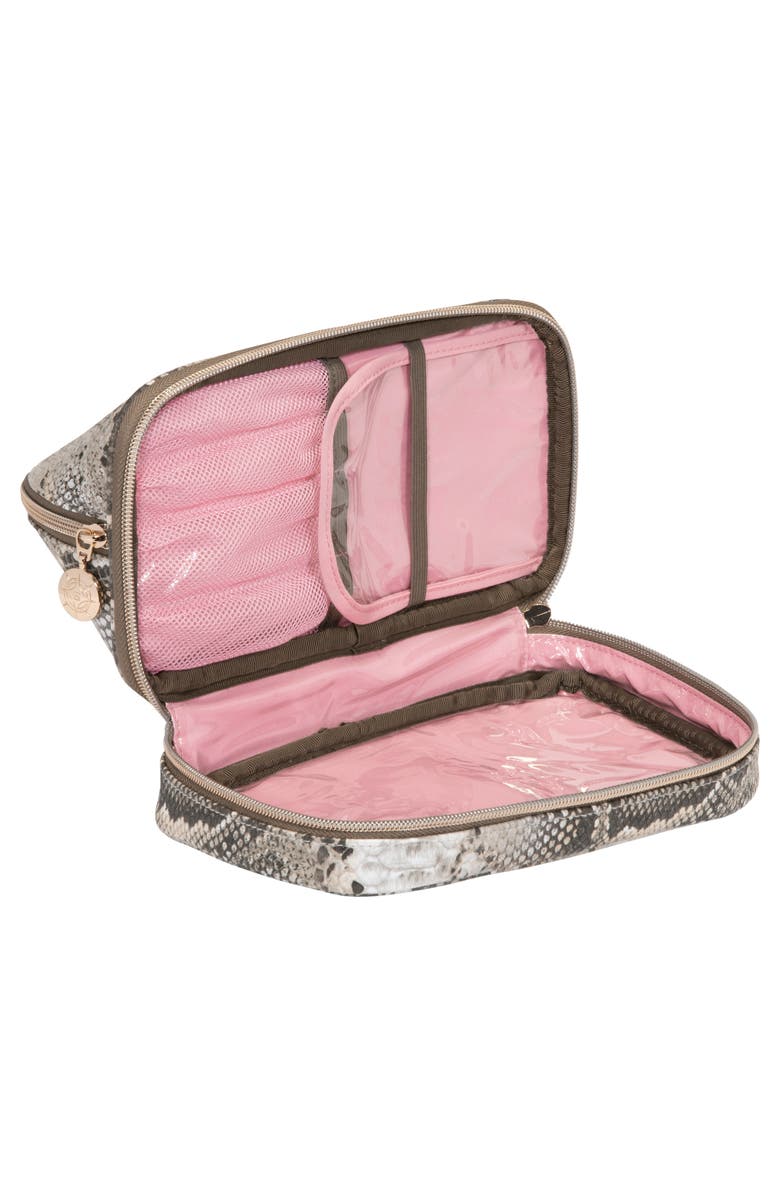 Stephanie Johnson Java Coffee Naomi Makeup Organizer Bag, Alternate, color, 