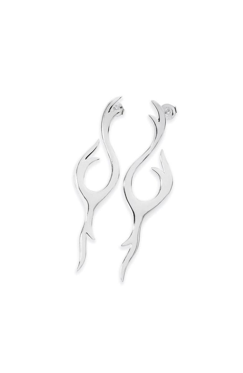 Lucy Quartermaine Air Drop Earrings, Main, color, Sterling Silver