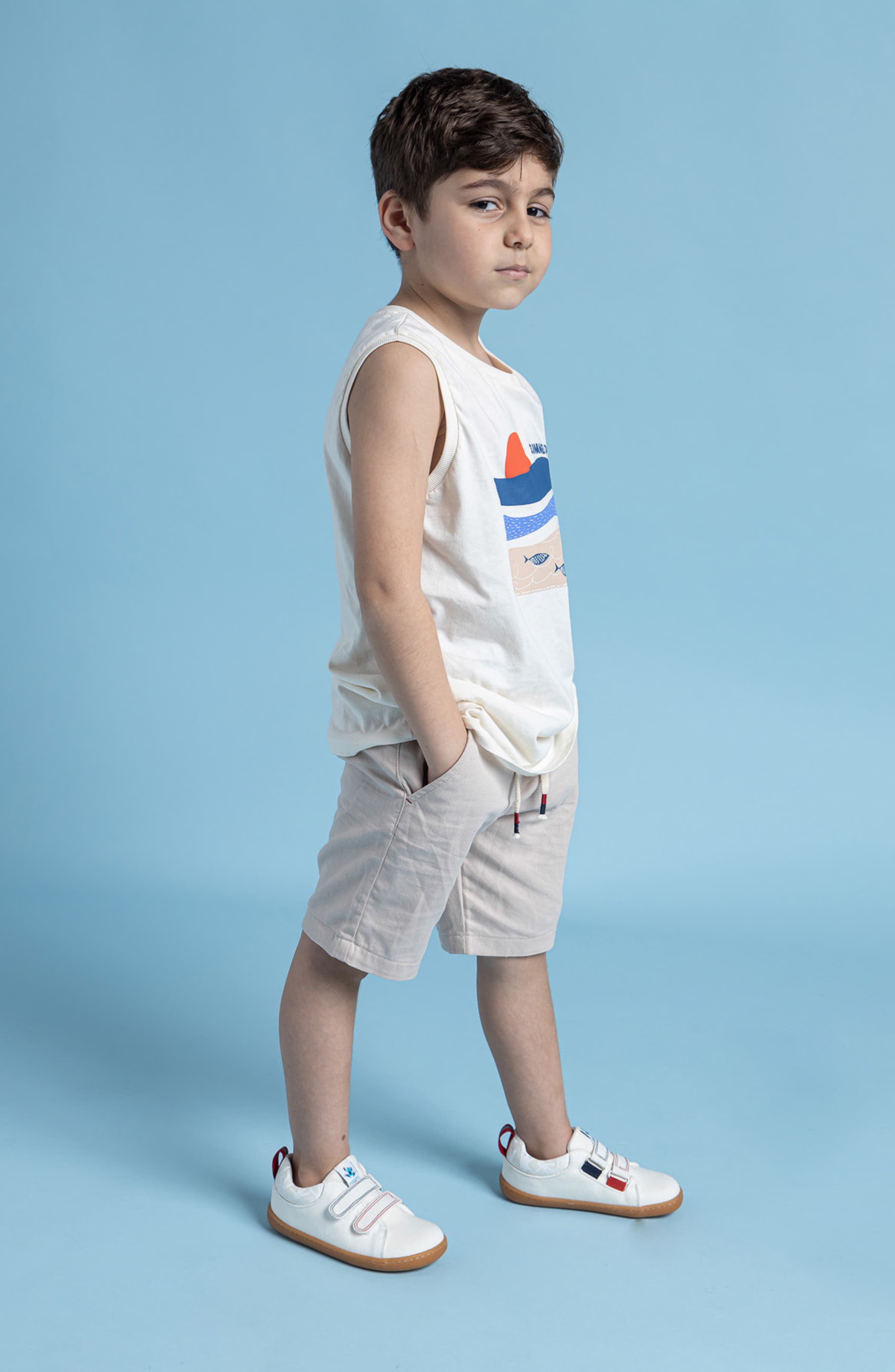 Hopfrög Kids Kids' Smart Walker Barefoot Sneaker, Alternate, color, Eco White