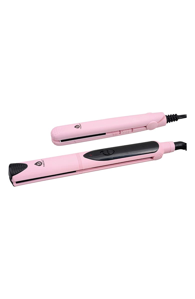 PURSONIC Set of 2 Hair Straighteners, Alternate, color, Pink