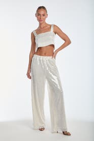 The Noli Shop Alba Sequin Pant