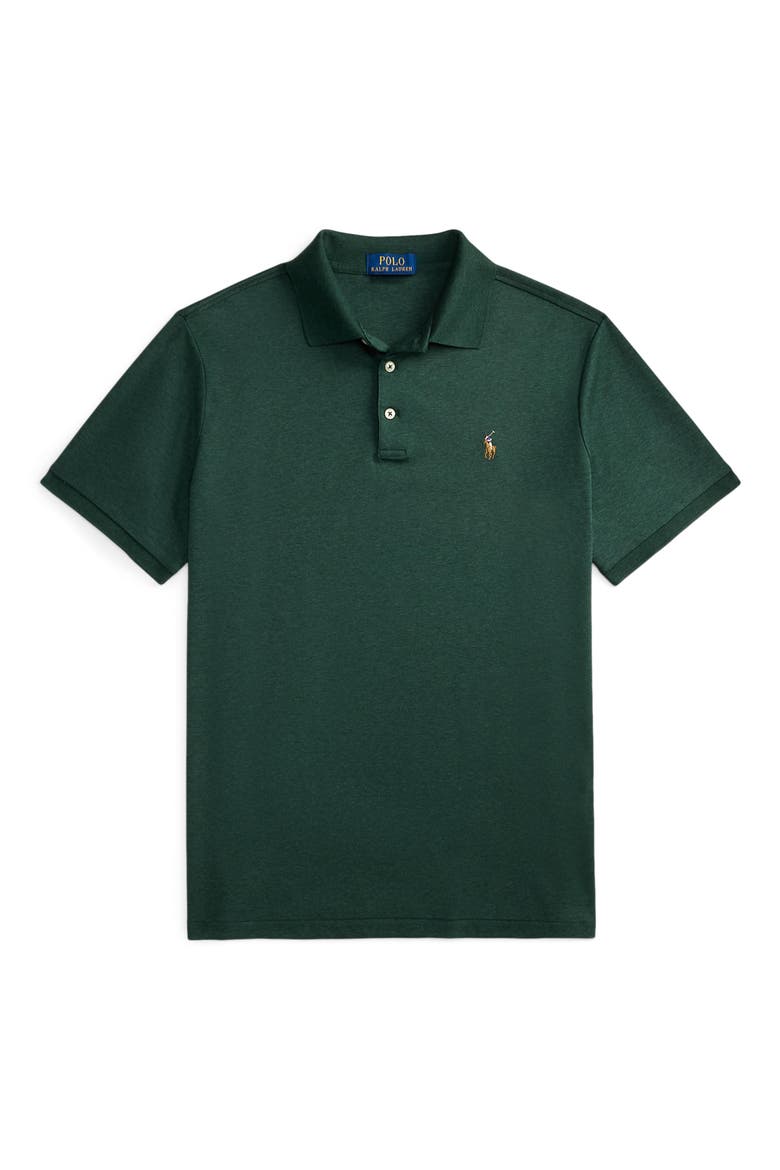 Classic Fit Solid Cotton Polo, Alternate, color, GREEN