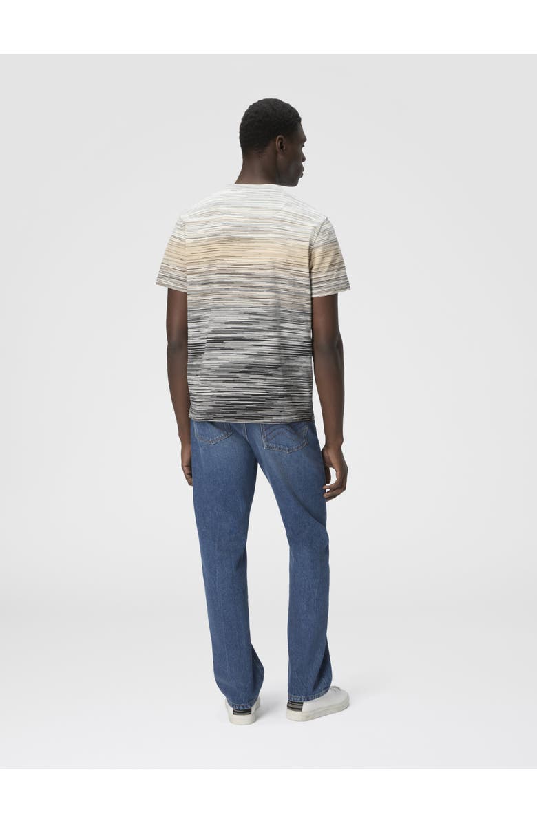 Missoni T-shirt With Faded Flame Pattern, Alternate, color, Grey