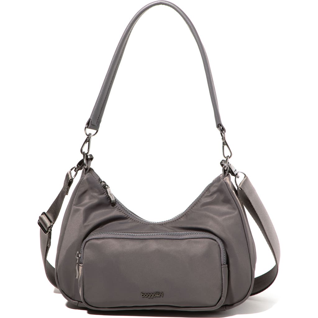 Baggallini Savannah Crossbody Bag In Smoke Twill