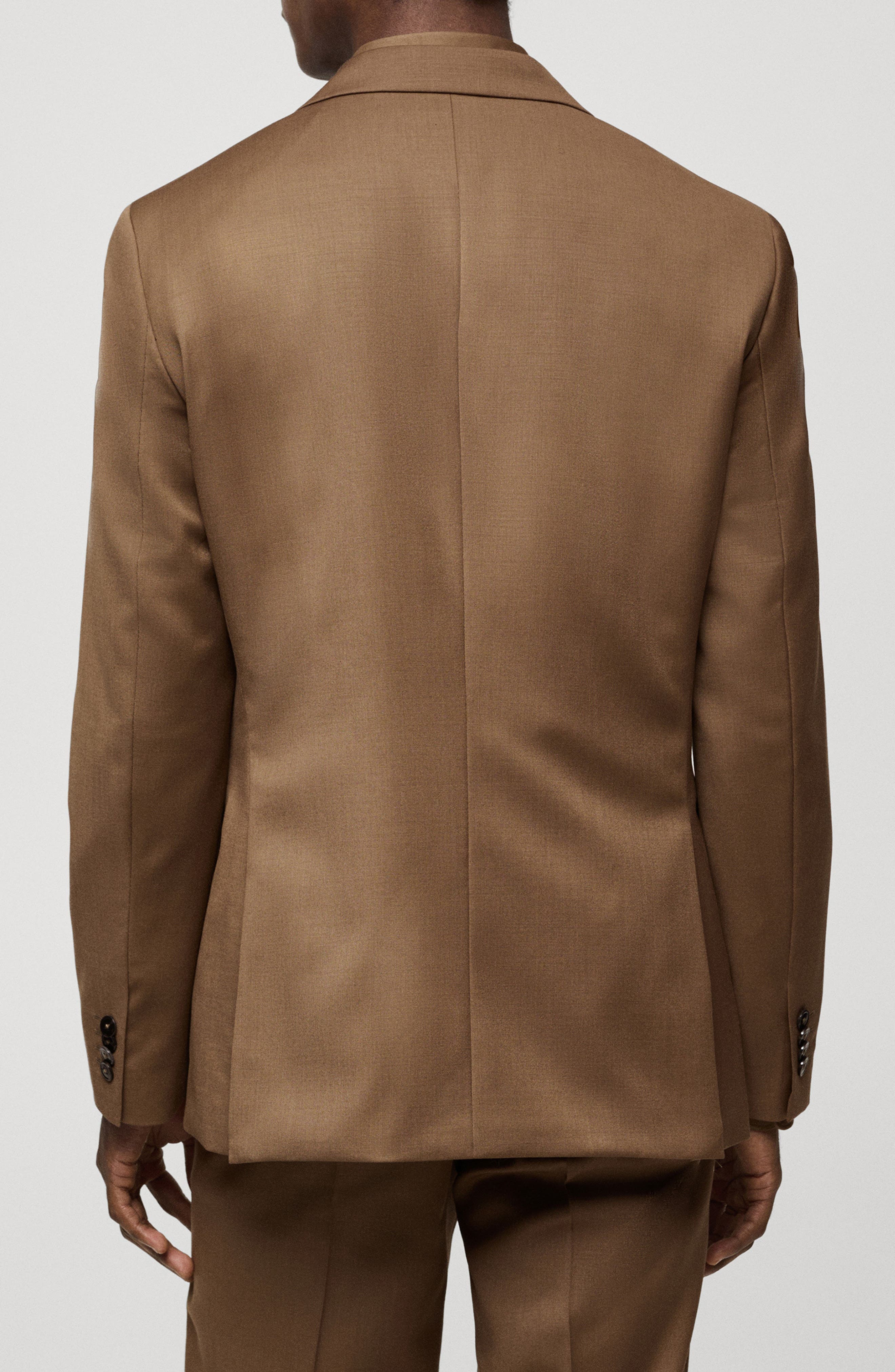 Slim Fit Virgin Wool Suit Blazer - image 2