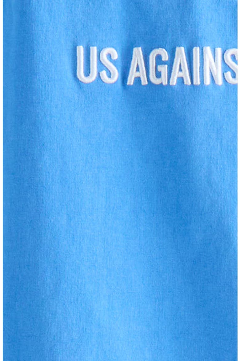 Us Against Time Cotton Graphic T-Shirt, Alternate, color, BRIGHT BLUE