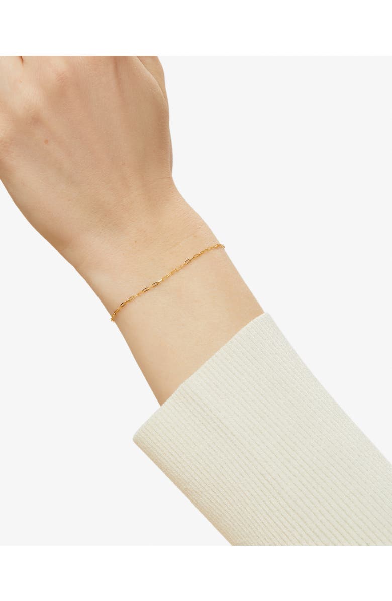 Ana Luisa Gold Charm Letter Bracelet, Alternate, color,