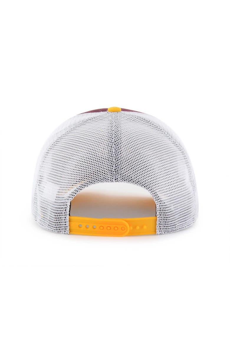 Youth '47 Maroon/Gold Arizona State Sun Devils Super Stripe Hitch Adjustable Trucker Hat, Alternate, color, Maroon