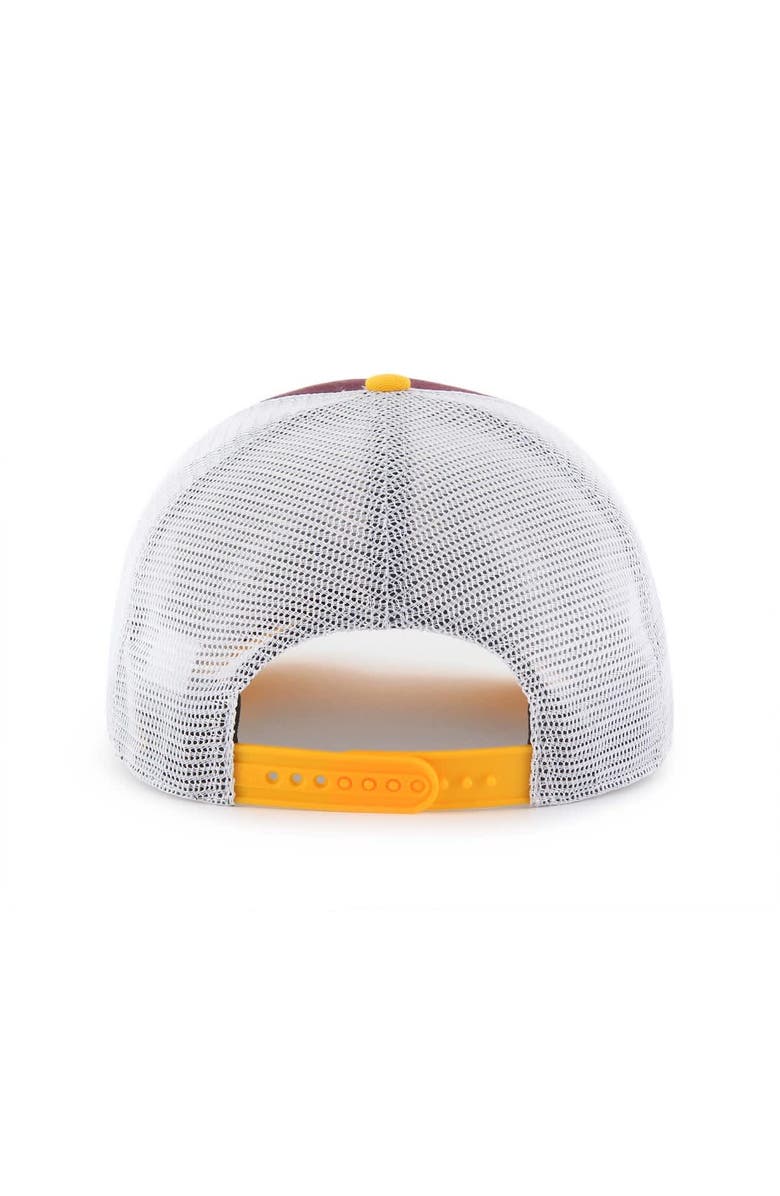 '47 Youth '47 Maroon/Gold Arizona State Sun Devils Super Stripe Hitch Adjustable Trucker Hat, Alternate, color, Maroon