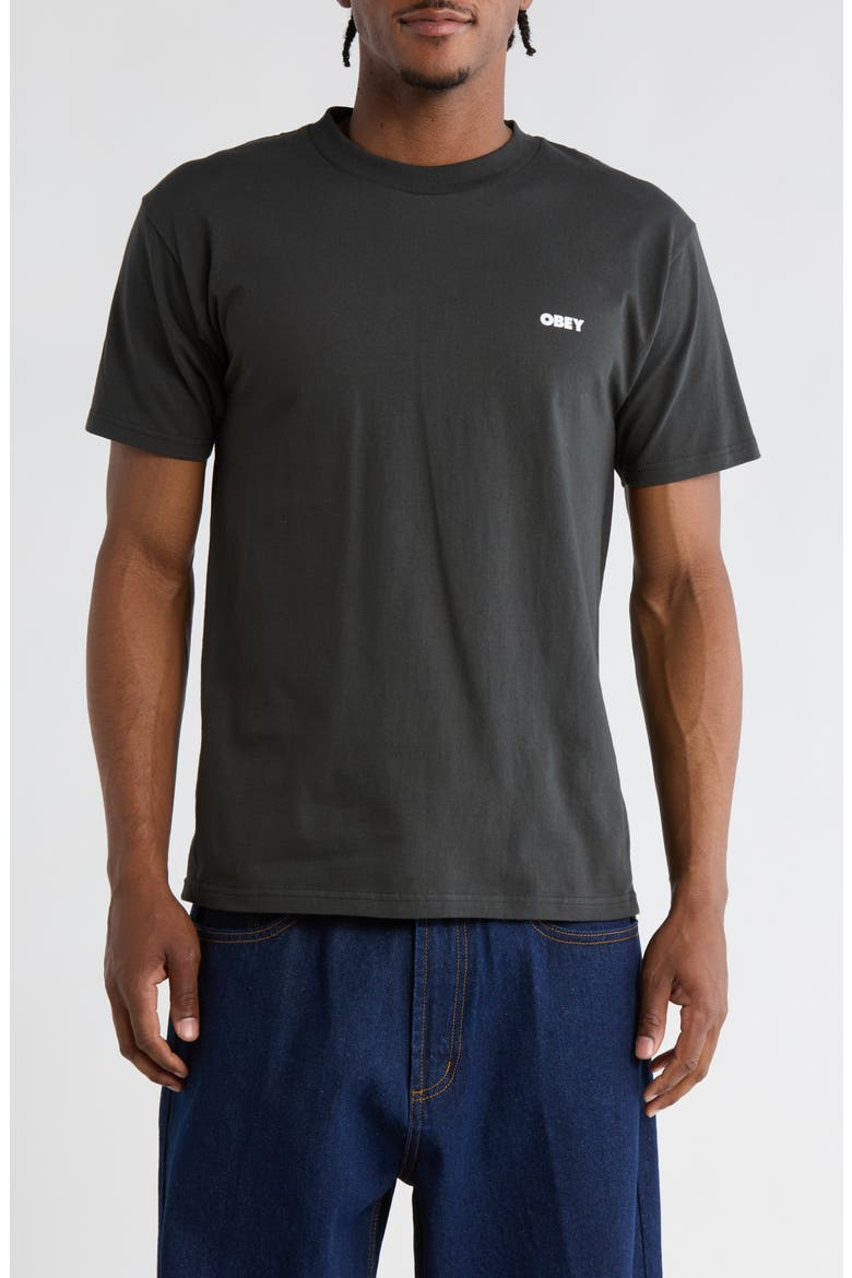 Visual Studies Graphic T-Shirt, Main, color, VINTAGE BLACK