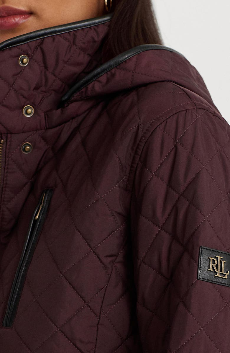 Lauren Ralph Lauren Hooded Quilted Coat, Alternate, color,