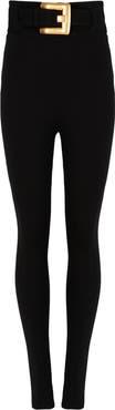 Balmain Stretch trousers with belt