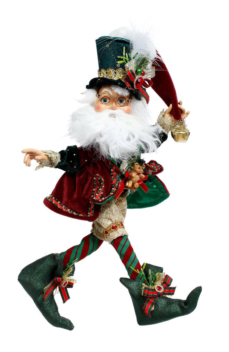 Mark Roberts North Pole Bah Humbug Elf, Small, Main, color, Burgundy