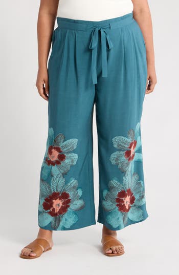 Dr2 By Daniel Rainn Border Print Pants