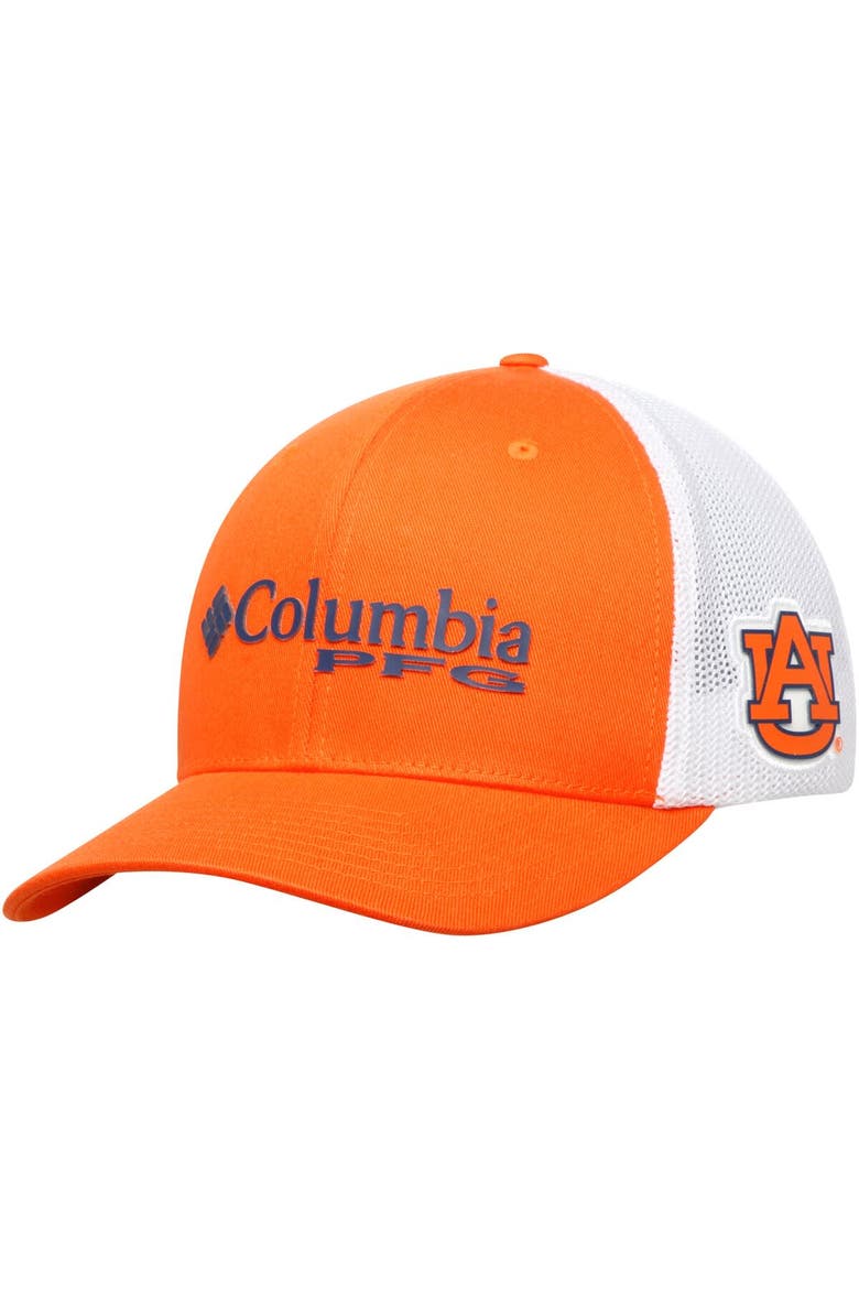 Men's Columbia Orange Auburn Tigers Collegiate PFG Flex Hat, Main, color, Orange