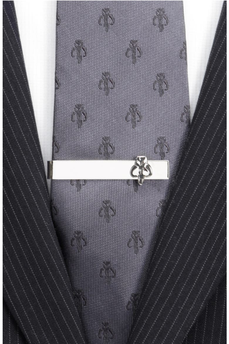 Star Wars™ - Mandalorian Tie Bar, Alternate, color, SILVER