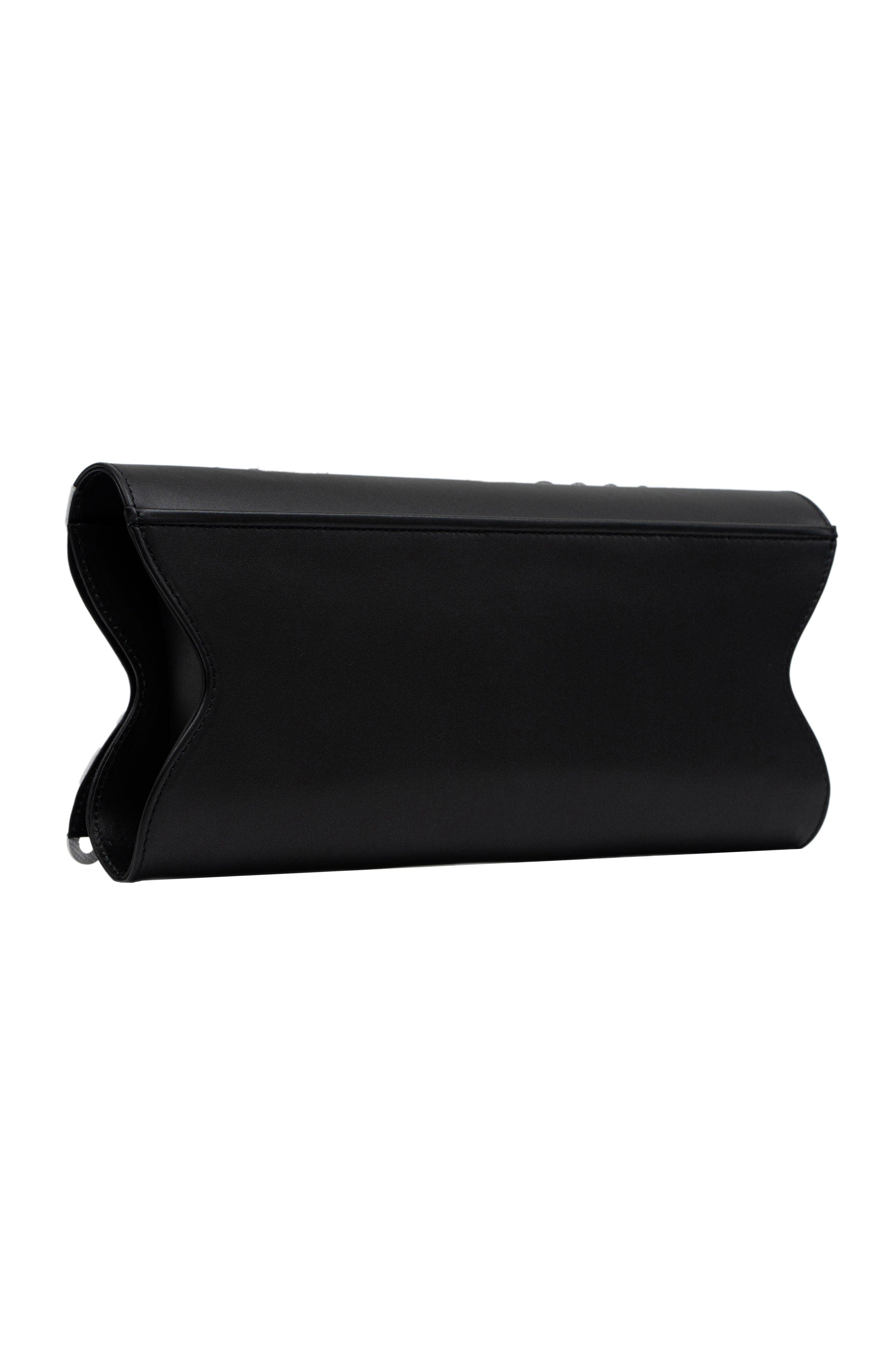 PERRIN PARIS Le Corset Perforé Clutch, Alternate, color, Black
