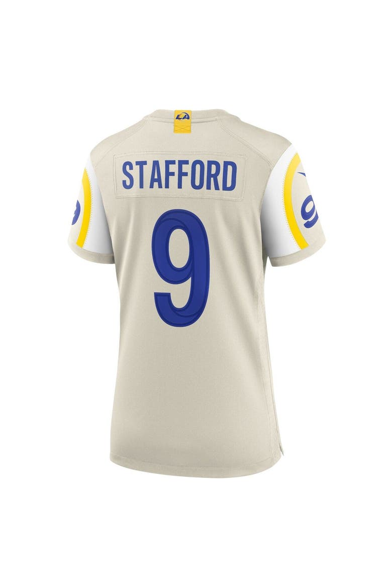 Women's Nike Matthew Stafford Bone Los Angeles Rams Game Jersey, Alternate, color, Cream