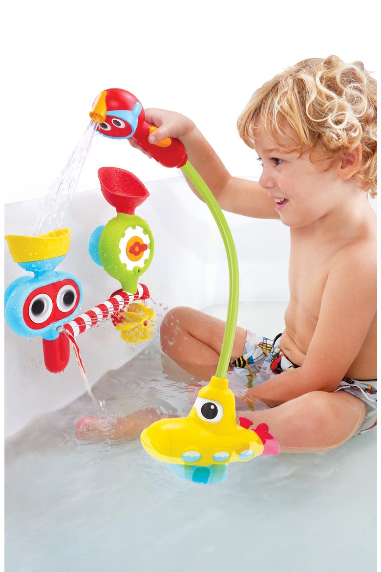 Submarine Spray Station Bath Activity Center, Alternate, color, YELLOW