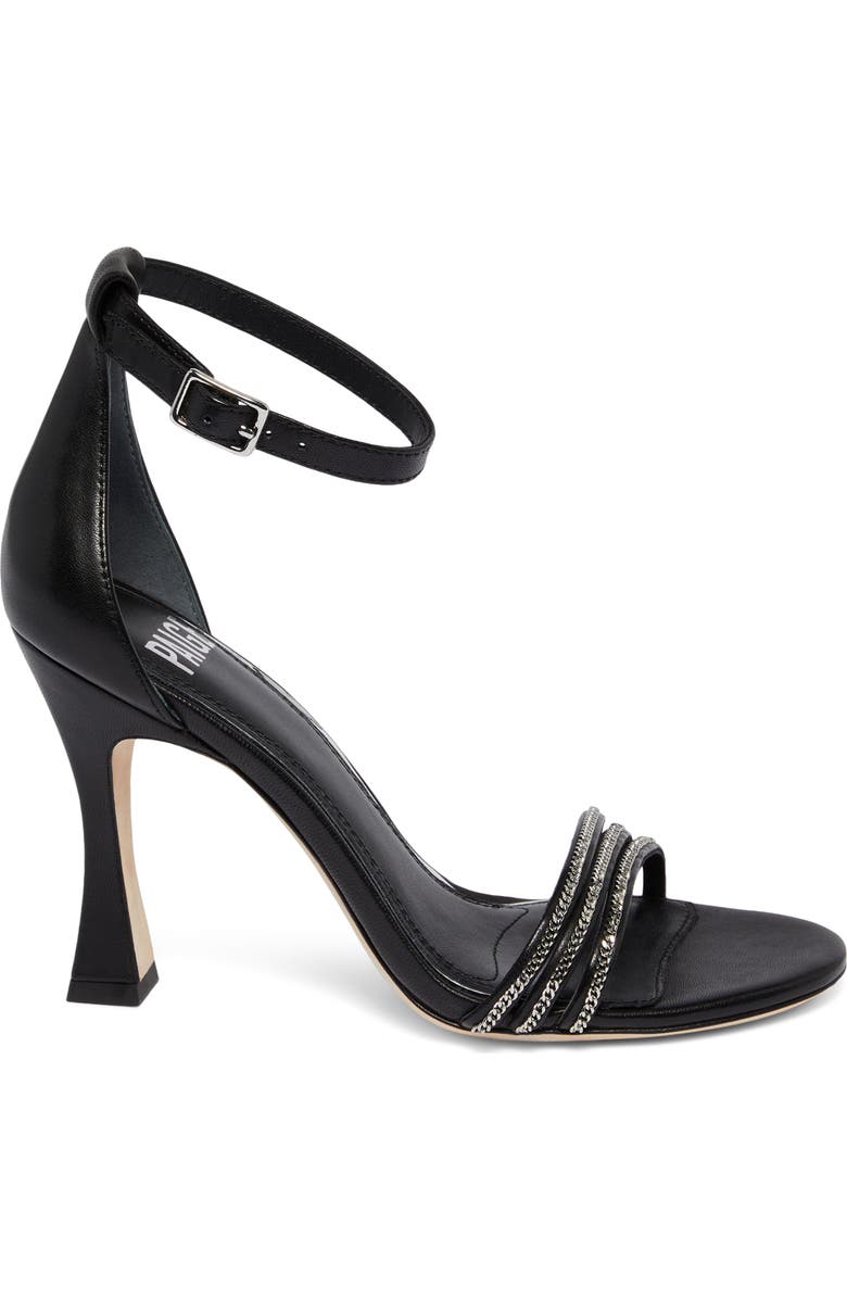 PAIGE Nia Ankle Strap Sandal, Alternate, color, Black