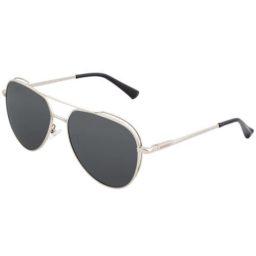 Breed Lyra Polarized Sunglasses In Silver/black