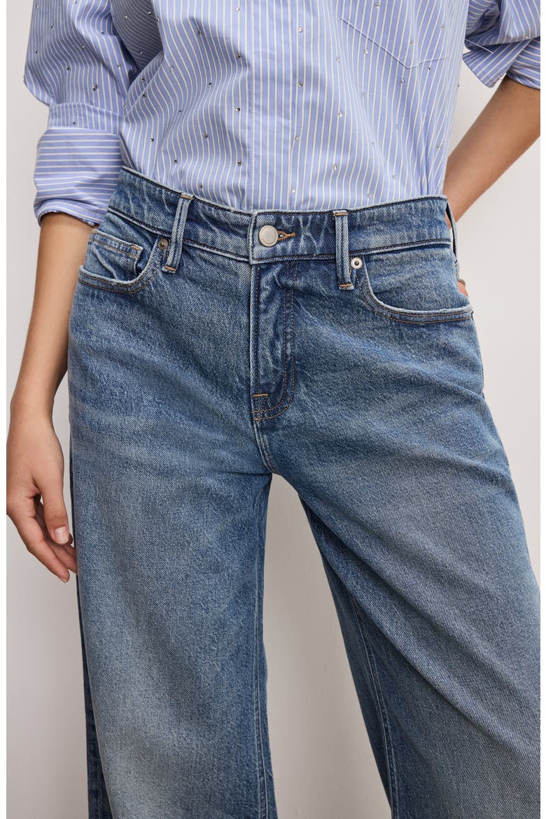 Good Ease Relaxed Wide Leg Jeans, Alternate, color, INDIGO575