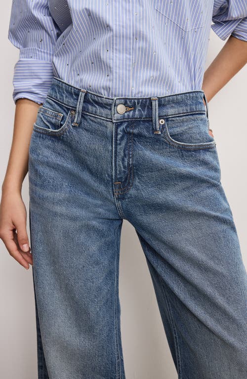 GOOD AMERICAN GOOD AMERICAN GOOD EASE RELAXED WIDE LEG JEANS