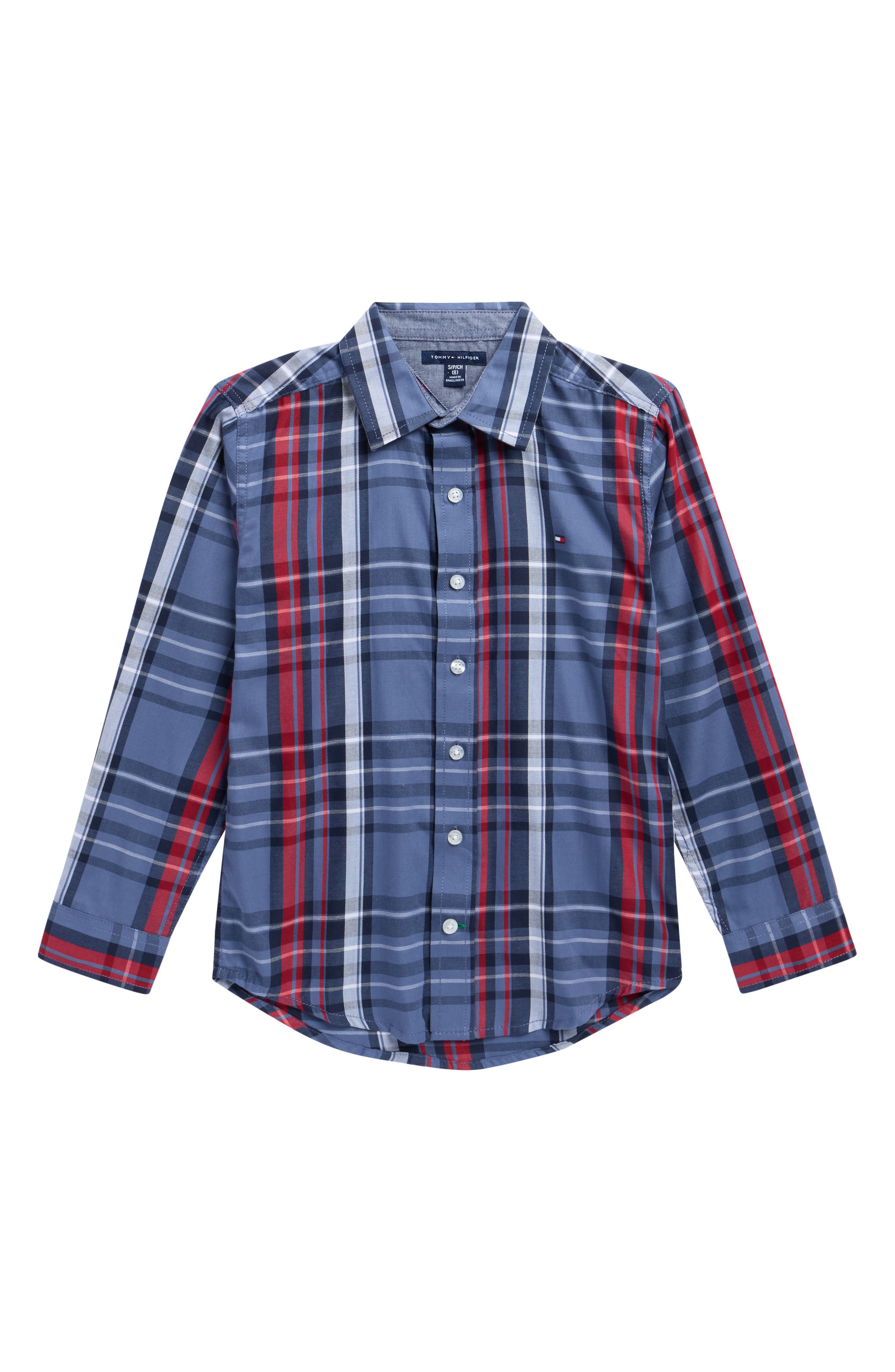 Tommy Hilfiger Kids' Plaid Button-Up Shirt