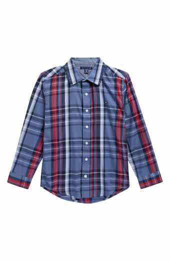 Tommy Hilfiger Kids' Plaid Button-Up Shirt