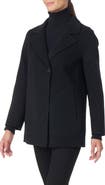 Bruno Magli Double Face Wool Blend Coat