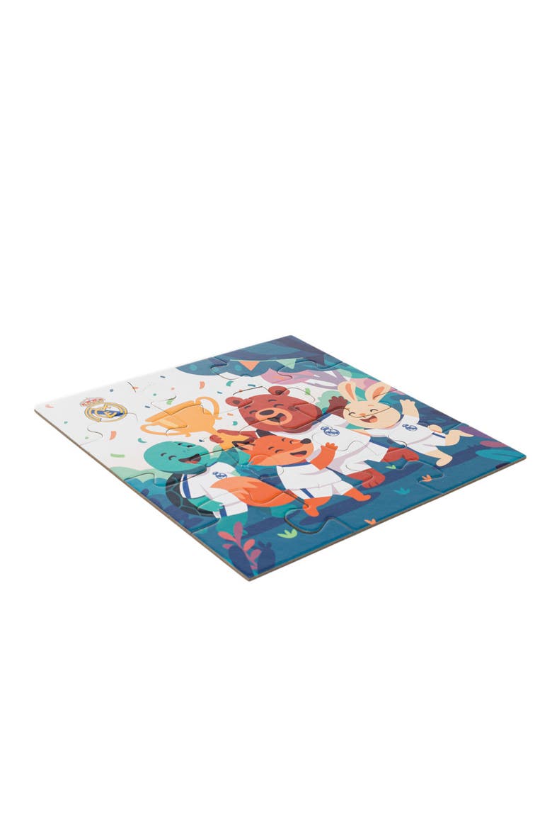 Real Madrid Soccer 12 Piece Children's Puzzle, Alternate, color, Blue Multi