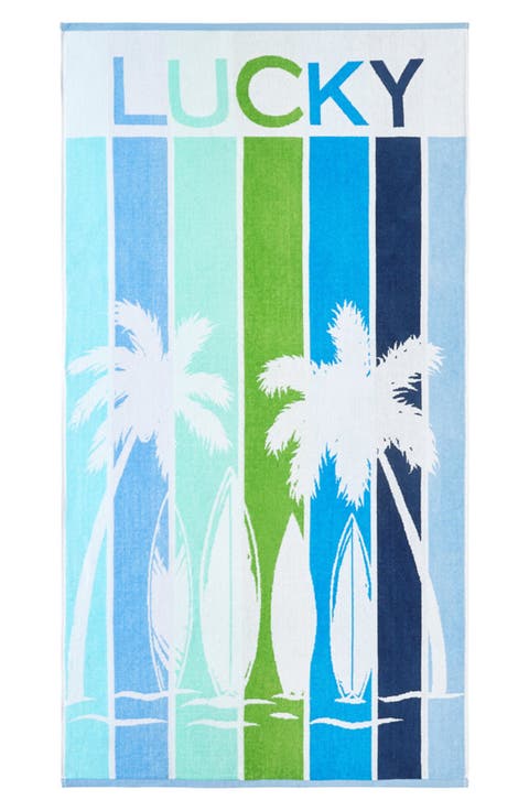 Surf Stripe Cotton Beach Towel