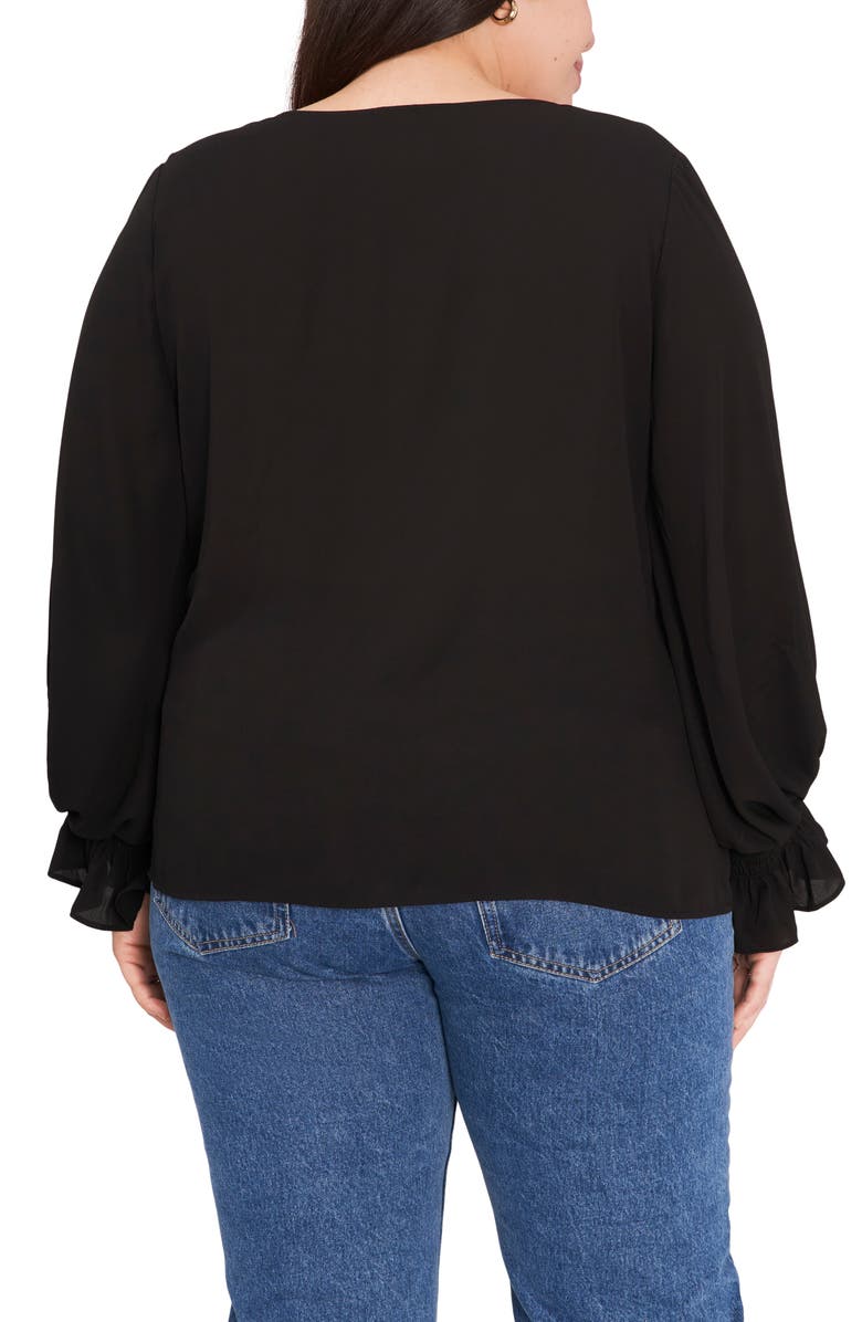 Vince Camuto Long Sleeve Georgette Blouse, Alternate, color,