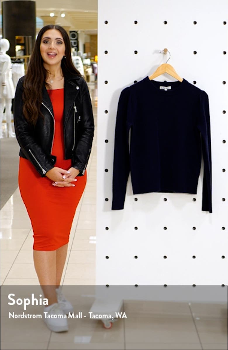 Claire Wool & Cashmere Crewneck Sweater, sales video thumbnail