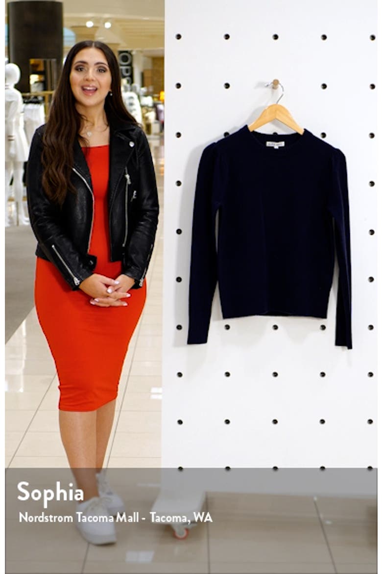 Claire Wool & Cashmere Crewneck Sweater video