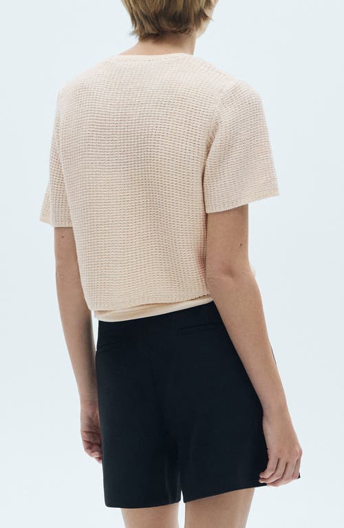 Mango Radiant Open Stitch Boxy Cardigan