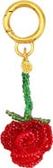 Petit Moments Beaded Rosette Key Chain