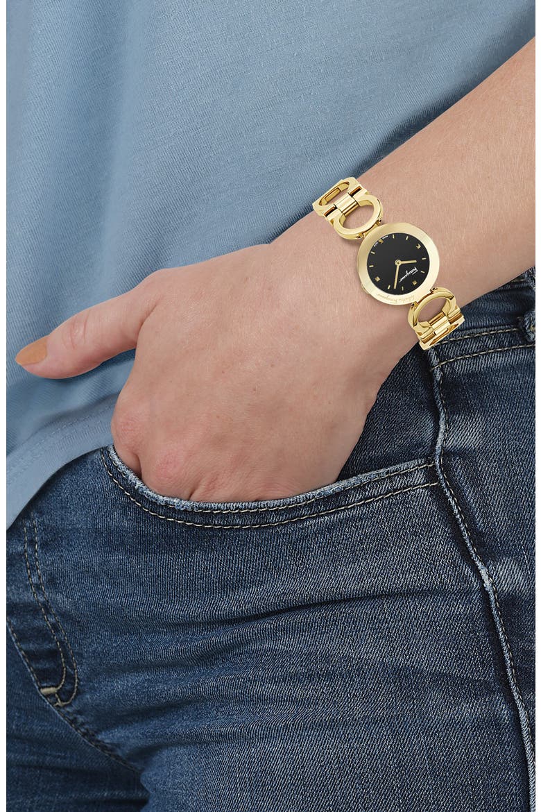 Gancino Watch, 28mm, Alternate, color, IP YELLOW GOLD