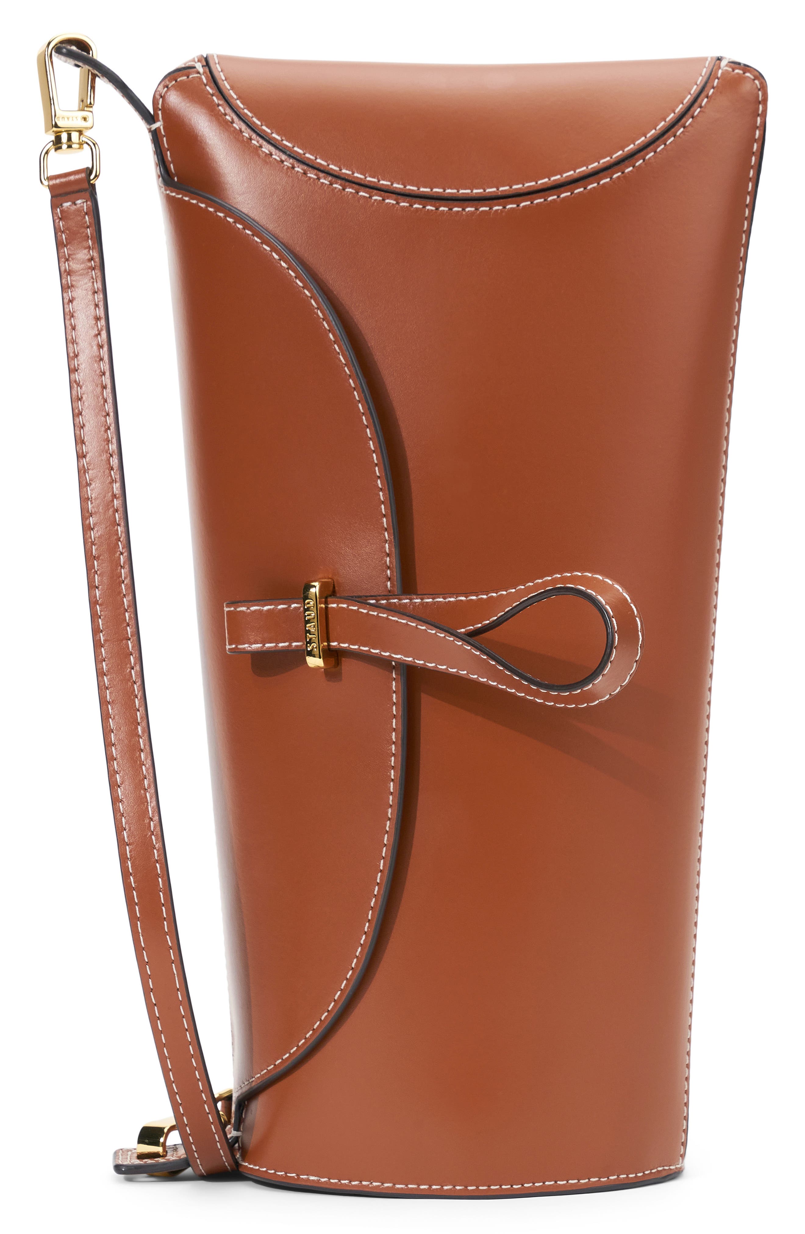 STAUD Sofya Leather Shoulder Bag, Alternate, color, 
