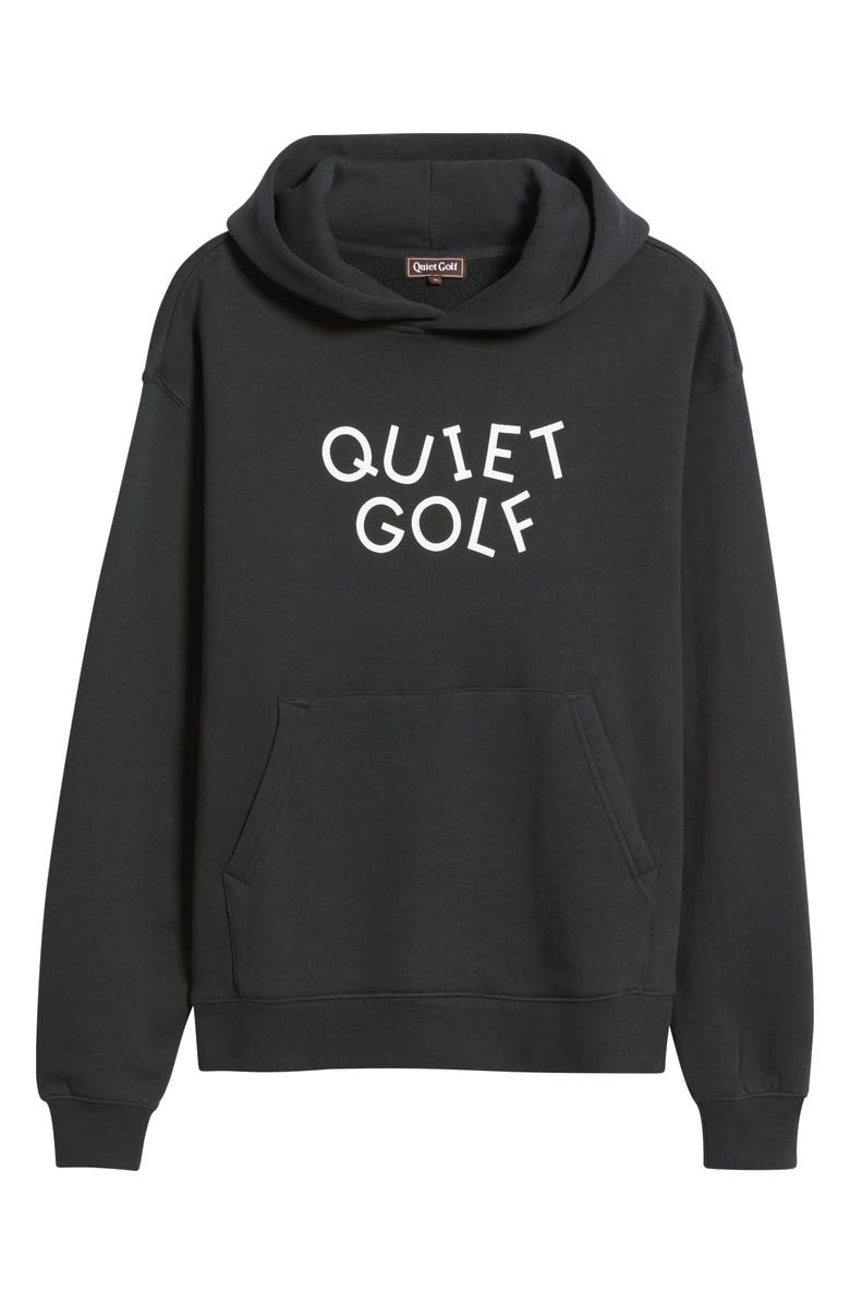 Quiet Golf Dancin' Logo Hoodie, Alternate, color, Black