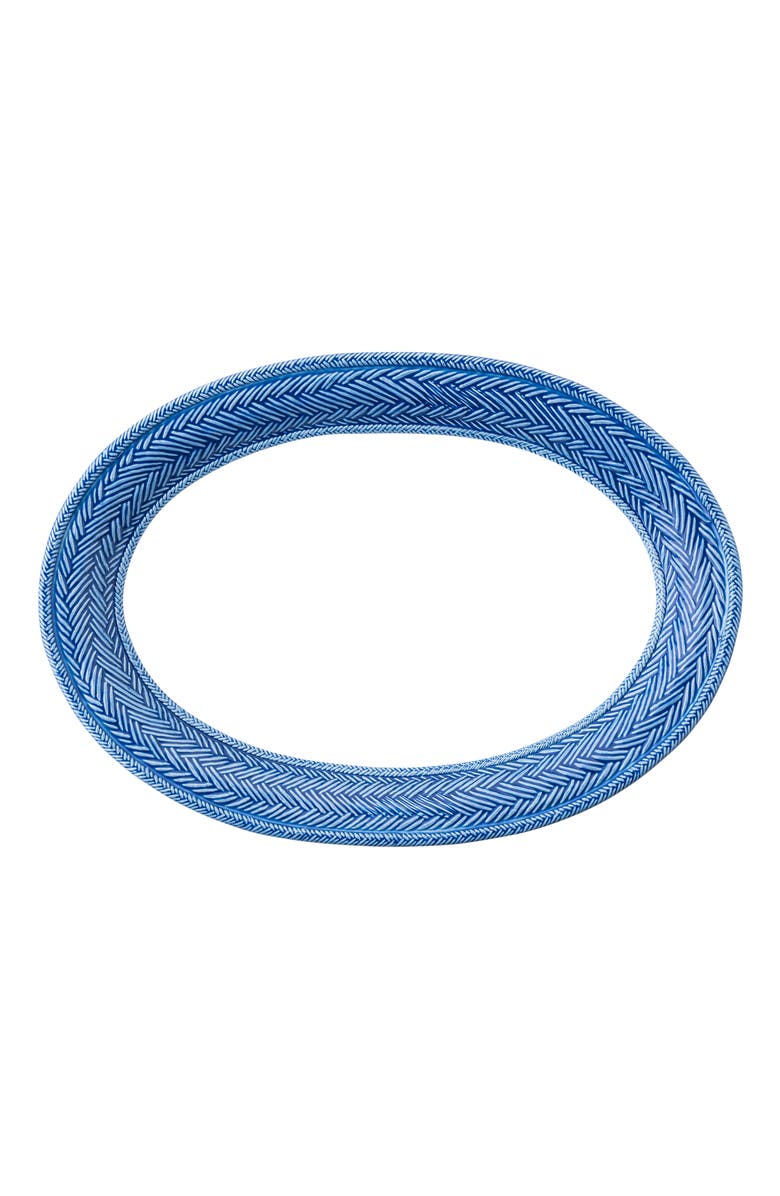 Juliska Le Panier Delft Blue Oval Platter, Main, color, Delft Blue