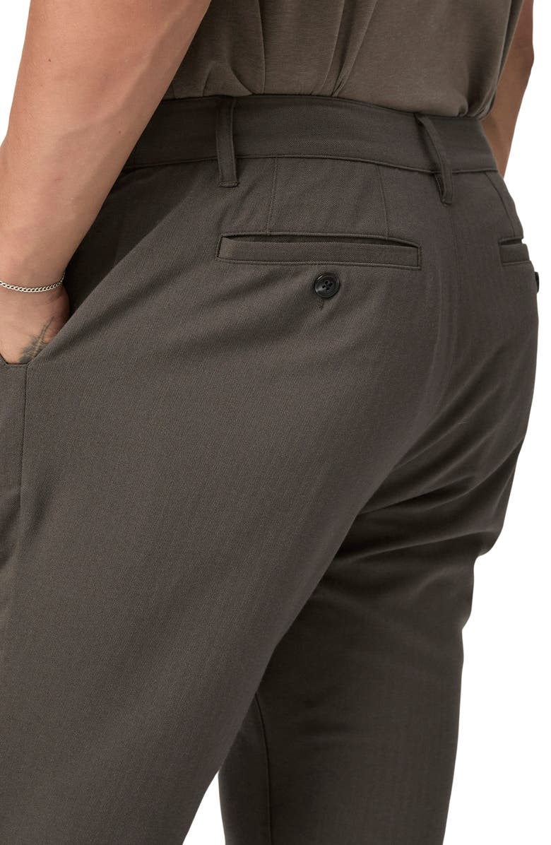 PAIGE Stafford Herringbone Slim Fit Knit Pants, Alternate, color, 