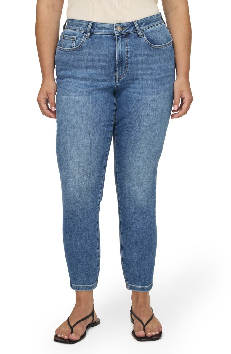WARP+WEFT JFK Crop Skinny Stretch Jeans, Main, color, Way To Go