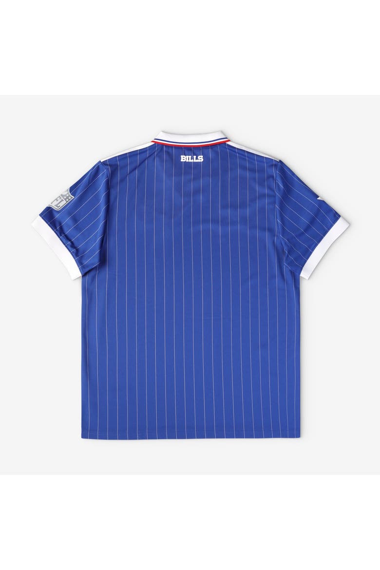 Youth Fanatics Royal Buffalo Bills Football x Football Collared Fan Top, Alternate, color, Royal