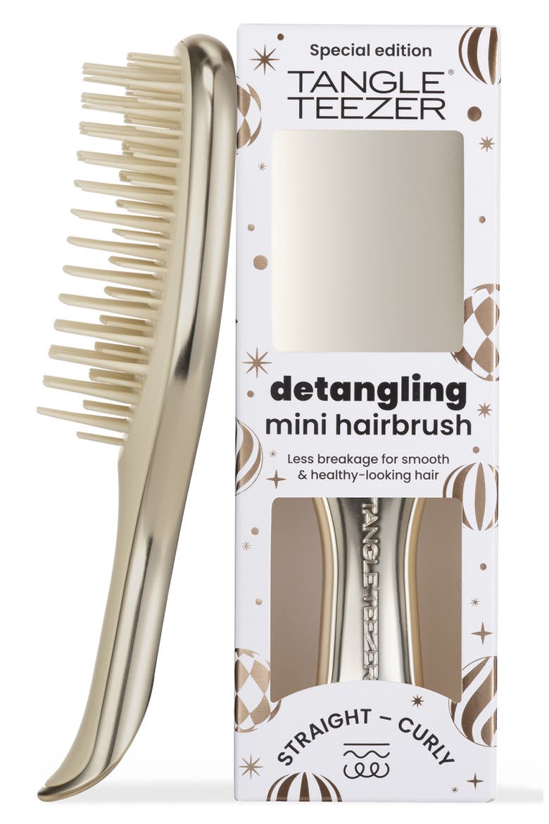 Mini Ultimate Detangler Hairbrush, Main, color, CHAMPAGNE GOLD